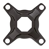 Sablé et anodisé noir Fsa 38000242000050, Pédalier Unisexe Adulte, Noir, Taille Unique