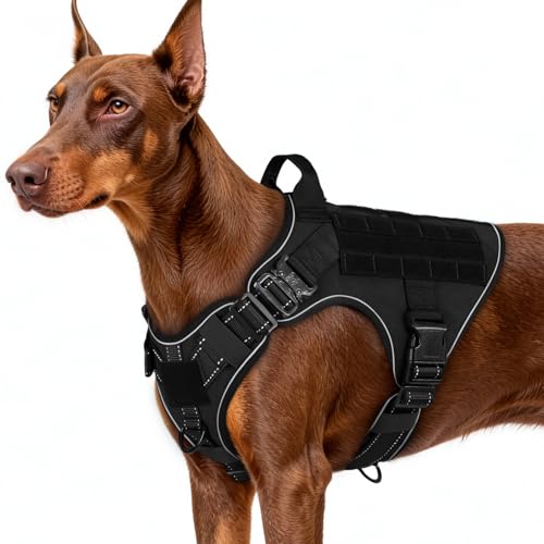 rabbitgoo Tactical Dog Harness for Large Dogs, No Pull