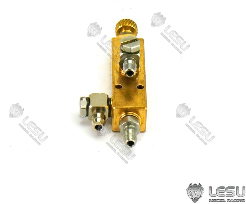 LESU Metal Relief Valve Hydraulic Control Parts 1/14 RC Dumper Truck Excavator