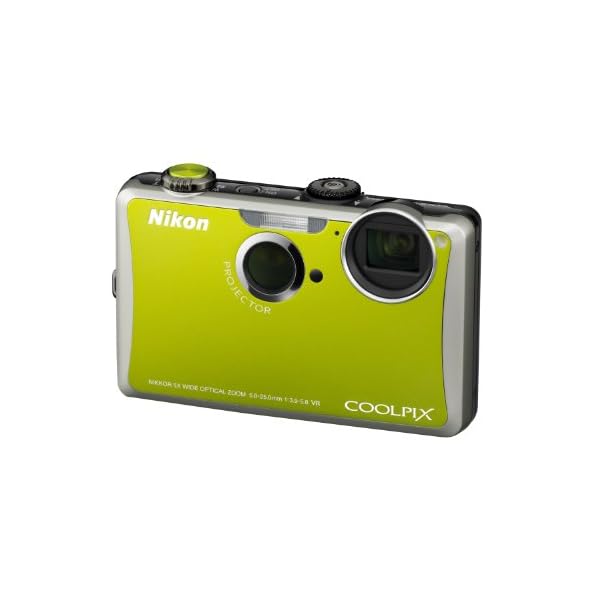 Nikon Coolpix S1100PJ Digitalkamera (integrierter LED-Projektor, 14 Megapixel, 5-fach opt. Zoom, 7,5 cm (3 Zoll) Display…