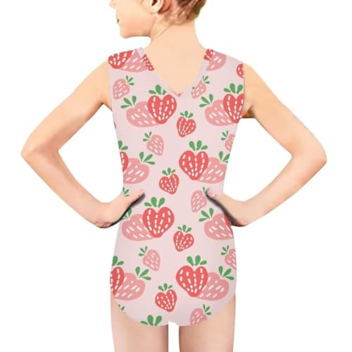 Image of Girls' Swimwear for 3-14 Cartoon Bathing Suit Girl Swimsuit Gym Leotard
