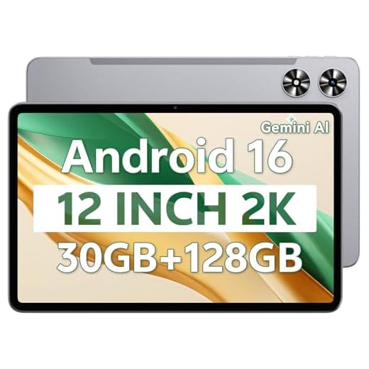 SVITOO 12 Inch Tablet, Android 16 Tablet 12 Inch Large Screen 2K Display, Octa-Core, 30GB RAM 128GB Storage 1TB Expandable, 13MP Dual Camera, 8800mAh, GPS, Dual Speakers, Face Unlock