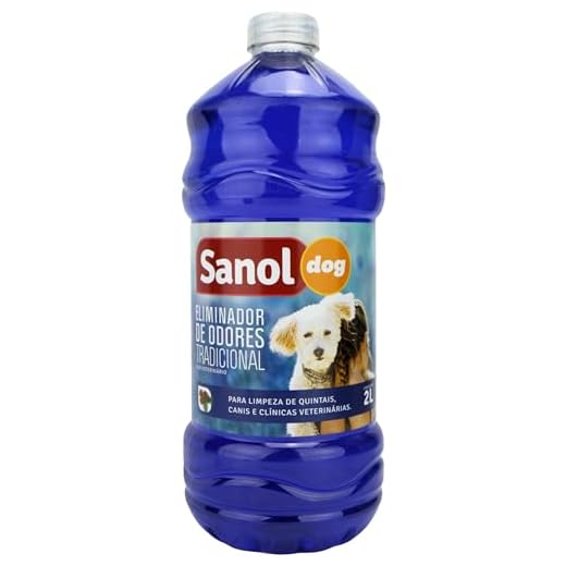 Sanol Dog Eliminador De Odores Para Cães E Gatos Tradicional 2 Litros Azul