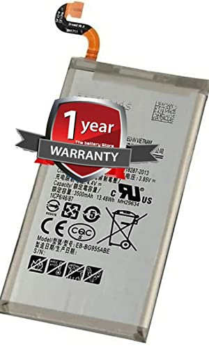 Image of THE BATTERY STORE Orginal EB-BG955ABE Battery for Samsung Galaxy S8 Plus G9550 G955 G955F /A G955T G955S G955P Battery with 1 year warranty and high capacity battery backup. Carefully check your phone model and purchase. (FOR SAMSUNG S8+)