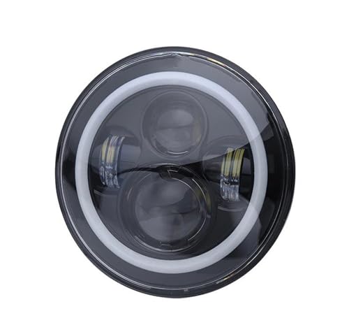 Phare LED Rond 7 Pouces Finition Premium avec Feu de Jour Intégré Connecteur H4