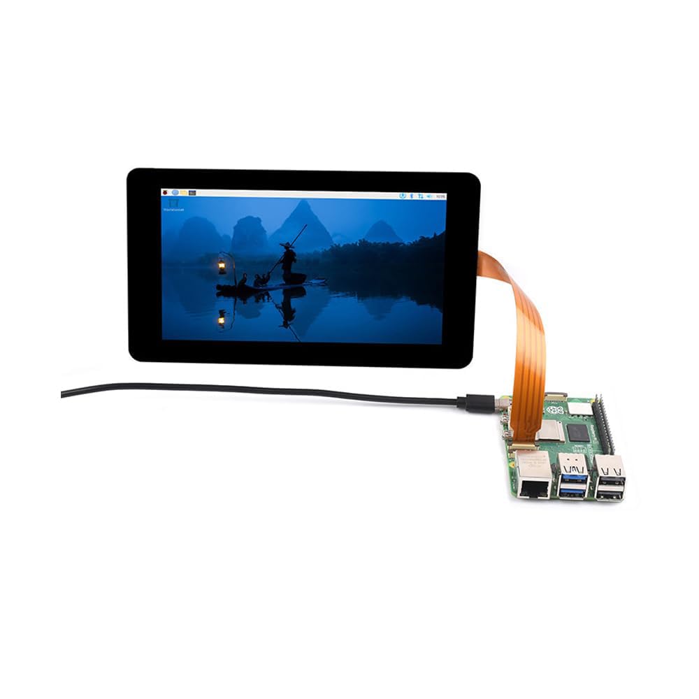 Treedix 2 cables flexibles DSI FPC compatibles con Raspberry Pi 5, cable plano de cinta de 300 mm, 22 pines a 15 pines, 1 mm, paso de 0,5 mm, adecuado para pantallas DSI
