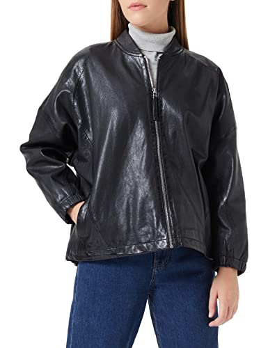 Preisvergleich Produktbild Freaky Nation Damen Swantje-FN Lederjacke, Black, XL