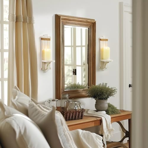 Homemory HMBGZTT2-BAI Wall Sconces Candle Holder Set Of 2 thumb #4