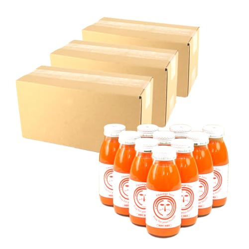 人参ジュース 繊維入りにんじんりんごレモンジュース 3箱 (1箱あたり200ml×10本) ピカイチ野菜くん 無添加 農薬・化学肥料不使用 人参