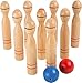small foot Kegelspiel aus Holz, Kegel ca. 16 cm hoch, Kinder Indoor-und Outdoor-Spiel, ab 3 Jahren, 1052