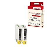  NOPAN-INK - x2 Cartouches Compatible pour Epson T1811 XL T1811XL Noir (Pâquerette) Epson Expression Home XP-215 XP-215 XP-215 XP-215 XP-215 XP-