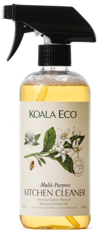 Koala Eco Multi-Purpose Kitchen Cleaner - with Australian Lemon Myrtle & Mandarin Essential Oil- 16 oz