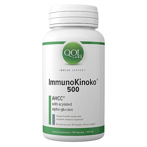 QOL Labs ImmunoKinoko AHCC 500 mg 90 vcaps QOL Labs ImmunoKinoko AHCC 500 mg 90 vcaps