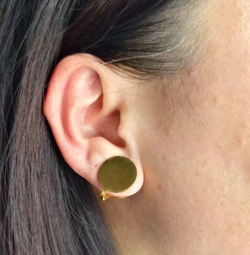 15mm & 10mm Keloid Pressure Earring Set for Women and Men | Clip on Compression Earrings for Swelling4