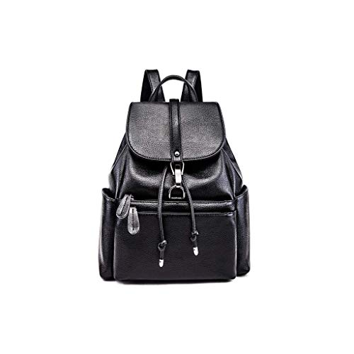 LCHJX Fashion Women Mochila Purse impermeable PU Cuero PU Rucksack de hombro liviano