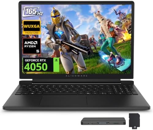 Dell Alienware 15 15.3" WUXGA 165Hz Gaming Laptop, NVIDIA GeForce RTX ...