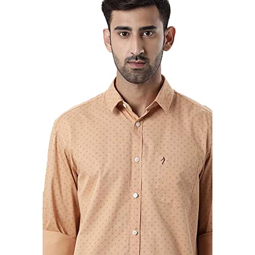 Image of Indian Terrain Printed Cotton Slim Fit Mens Casual Shirt