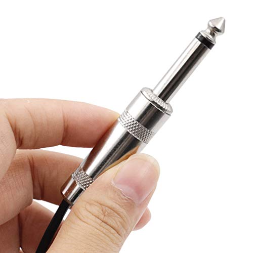 VILLCASE 2Pcs Chaveiro de Plugue de Guitarra Chaveiro de Amplificador de Guitarra Chaveiro 6. 35Mm C