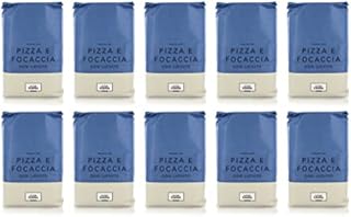 Molino Pasini Soft Wheat Flour Type "0" Ideal for Pizza and Focaccia with Yeast, Wheat from EU, 10 Kg / 22 Lb