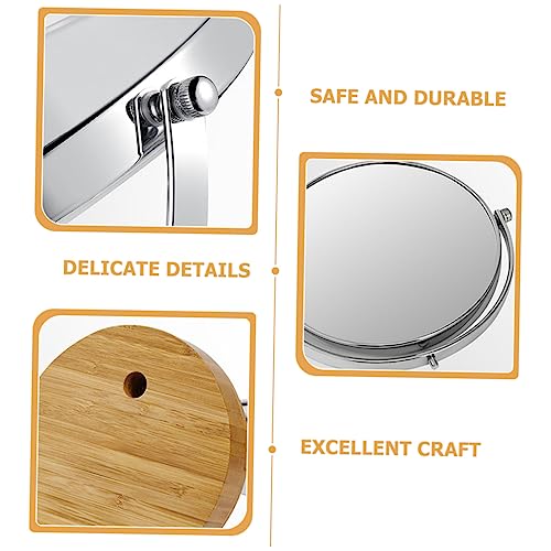 Espejo de maquillaje de doble cara Beavorty para mesa miniatura 4