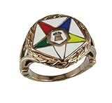Shrine & Mason Products T28 OES Stainless Steel Ring Order Eastern Star O.E.S. Sister (8)