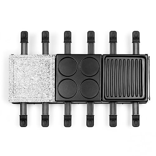 Livoo set raclette + fonduta 12 persone 1650w