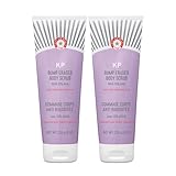 First Aid Beauty - KP Bump Eraser Body Scrub with 10% AHA, Keratosis Pilaris Skin Exfoliater with Glycolic and Lactic acids, Helps Reduce Chicken Skin Bumps, Safe for Sensitive Skin, 8 oz, 2ct