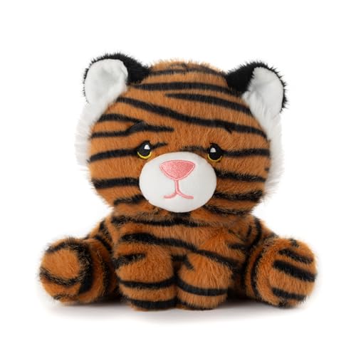 The Petting Zoo Tiger Stuffed Animal Plushie, Snugletz, Kids Gifts, 7 in