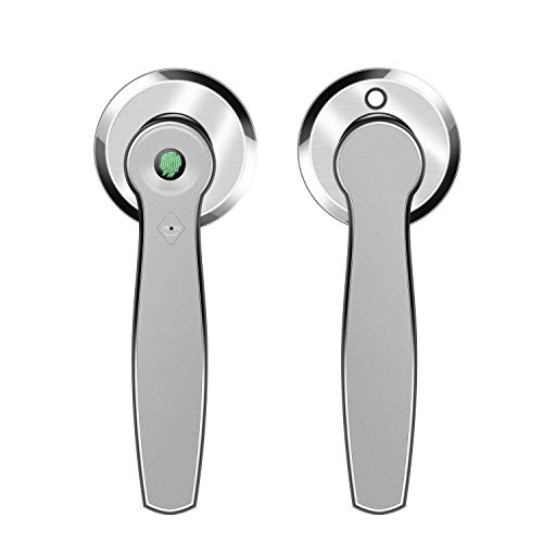 DATO L-B200 Biometric Door Levers, Indoor Keyless Fingerprint Smart Door Lock, Backup Key