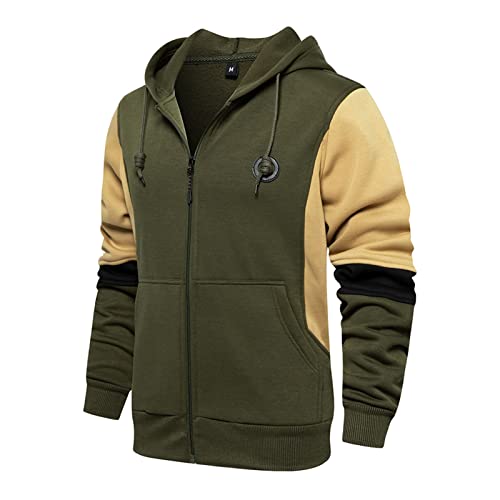 Sweatshirt à capuche chaud contre le froid veste zippée automne hiver