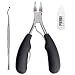 Toenail Clippers for Ingrown or Thick Toenails for Seniors, Nail Clippers for Men and Women- Sharp Stainless Steel Professional Toes Ingrown Toenail Nail Trimmer, Toenail Nail Set