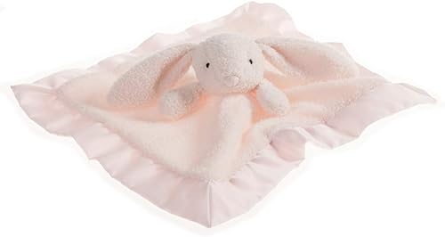 Miniatura 4 de Apricot Lamb Manta de seguridad de conejo rosa con diseño de conejo, manta de personaje para guardería, de lujo, para acurrucarse, para bebé,