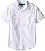 Tommy Hilfiger Boys' Back Flag Short Sleeve Woven Shirt