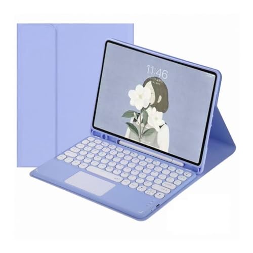 Funda con teclado táctil para Samsung Galaxy Tab A9+ Plus de 11 pulgadas