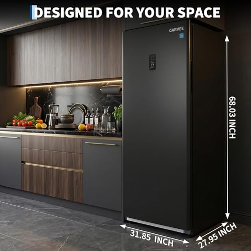 Image of Garvee 17 Cu.ft Upright Freezer, Single Door Stand Up Freeze