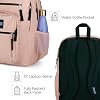 JanSport Laptop Backpack - Computer Bag with 2 Compartments, Ergonomic Shoulder Straps, 15 Laptop Sleeve, Haul Handle - Black