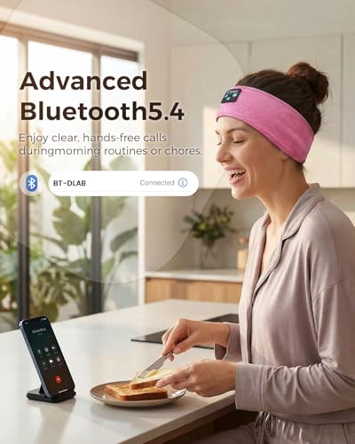 Image of Sleep Headphones Bluetooth Sleeping Headband, Sleeping Headphones Music Sports Headband, Ultra-Soft Earphones Headband for Side Sleepers, Sleep Gifts for Men Women