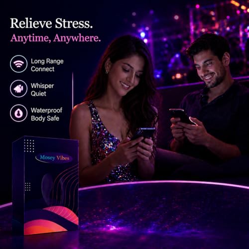 Image of mosey Couple Massager App-Controlled | Medical Grade Silicone | 6 Speeds Variations | Waterproof