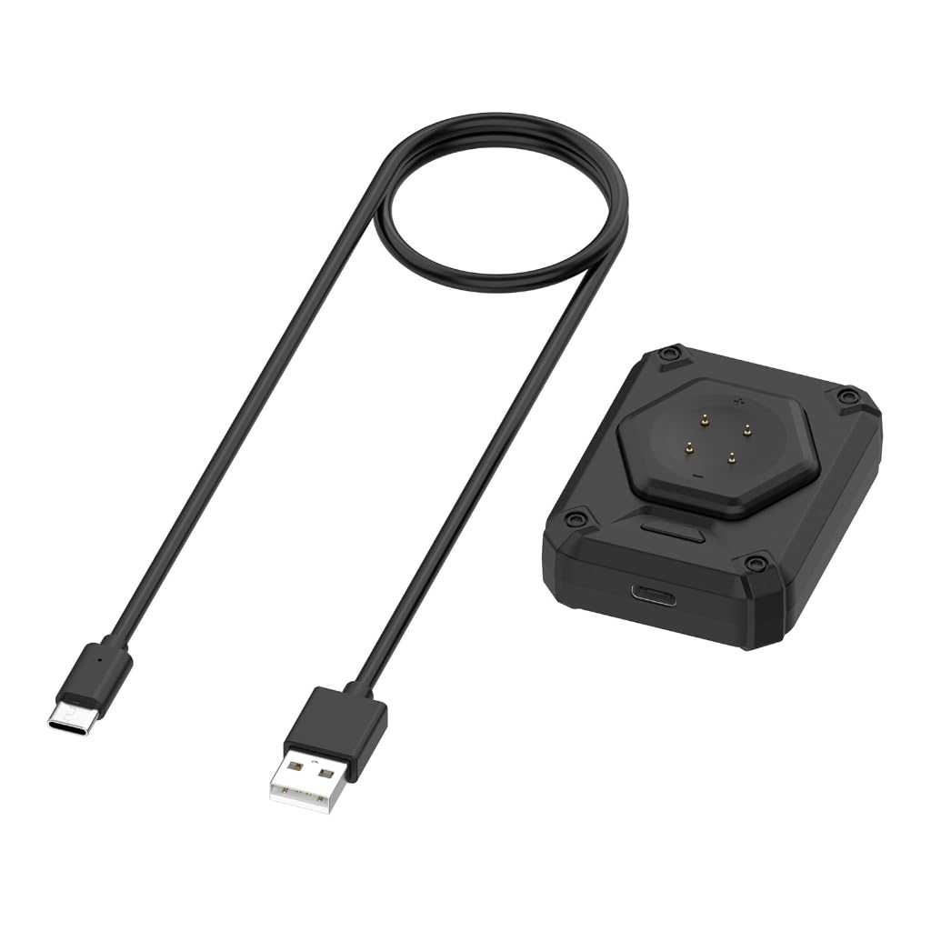 Base de carga de ABS resistente para viajes para relojes inteligentes con soporte seguro y rejillas de ventilación para una carga eficiente