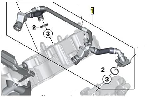 BMW 11-15-8-647-961 Vent Pipe
