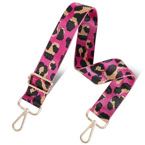 Image of chushui Leopard Print Purse Strap for Women,Adjustable Crossbody Bag Strap