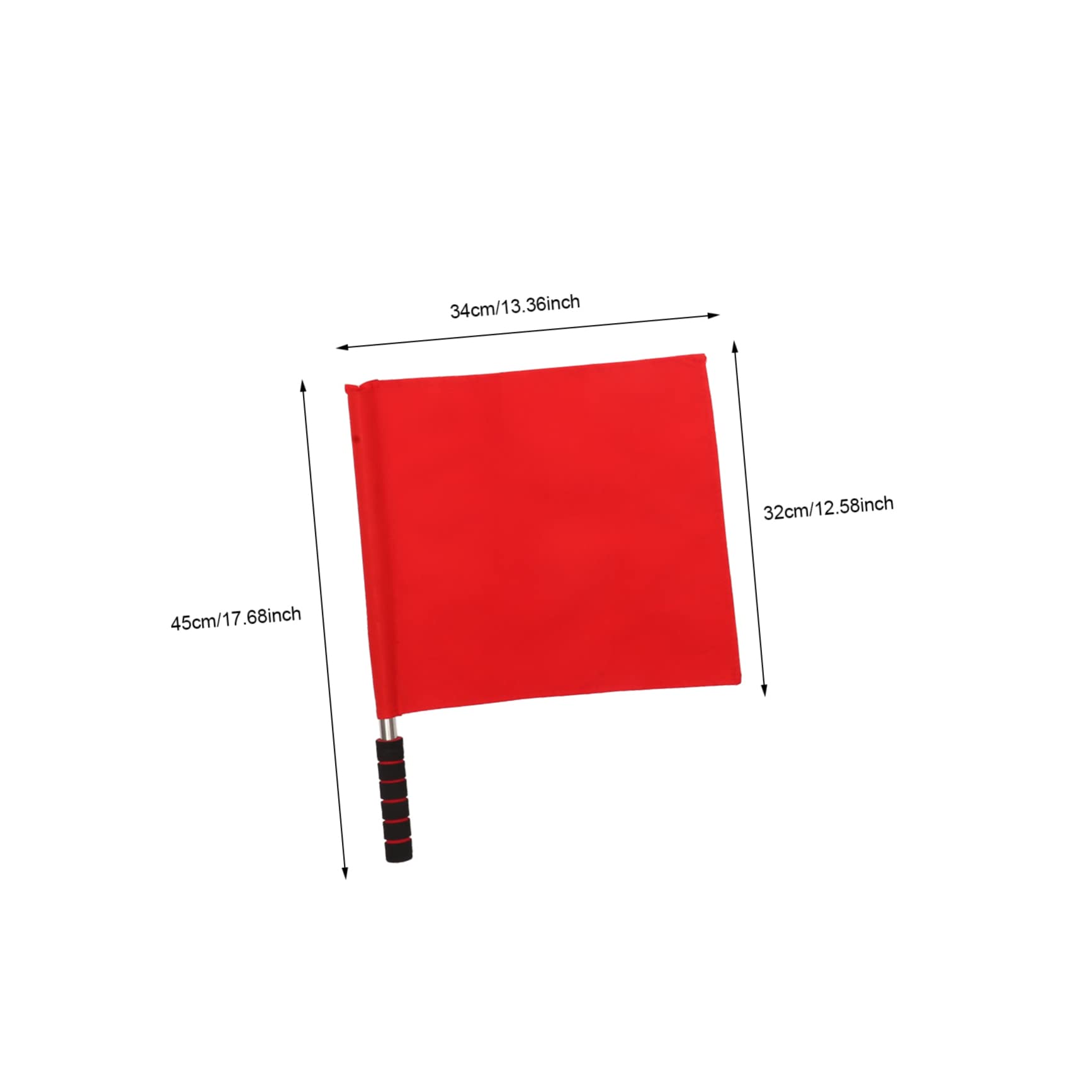 GOOHOCHY Flags 4pcs Handheld Signal Flags Green Sports Gear Made for Football Match and Racing Events