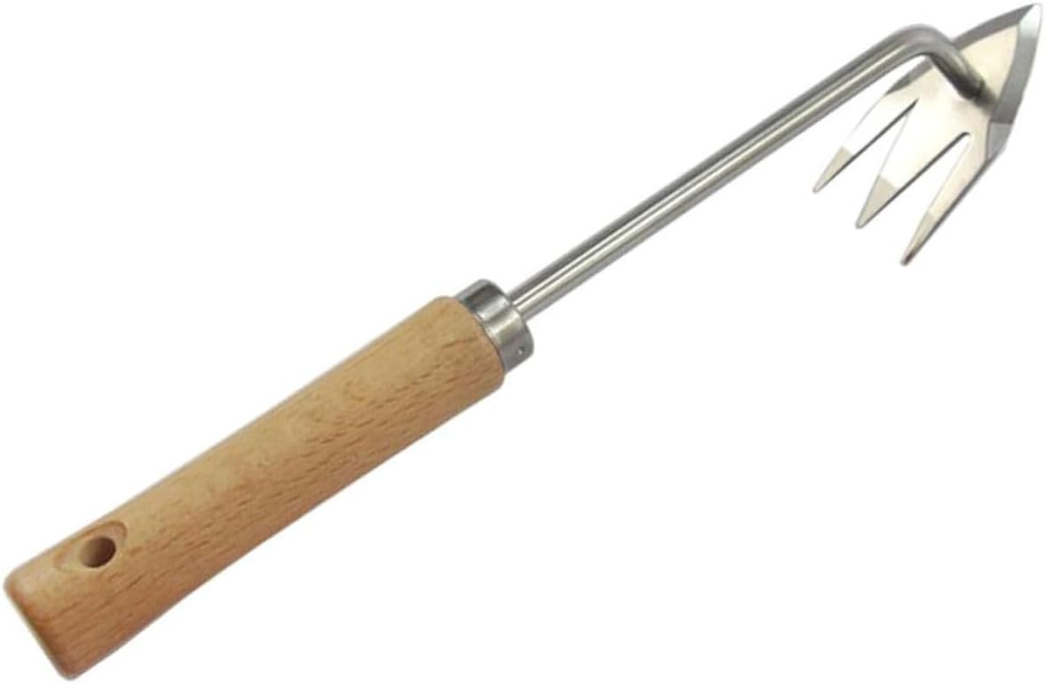 UPKOCH 5pcs Portable Manual Weeder Tool Wooden Handle for Root Removal Gardens and Lawns Multi-Function Puller for Easy and Maintenance