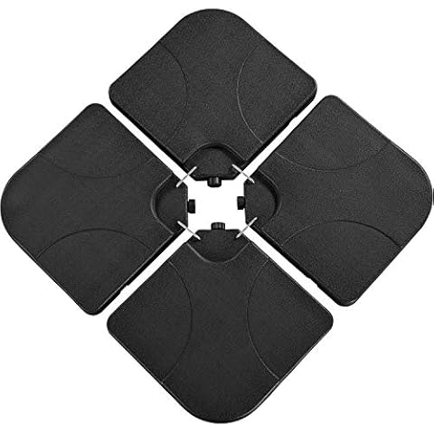 Yaheetech Base para Sombrilla Soporte de 4 Piezas Cover