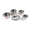 Sumeet Stainless Steel Belly Shape 4 Pc Tope/Cookware/Pot Set with Lid 380ML, 500ML, 780ML, 1.1Ltr, (Silver) #5