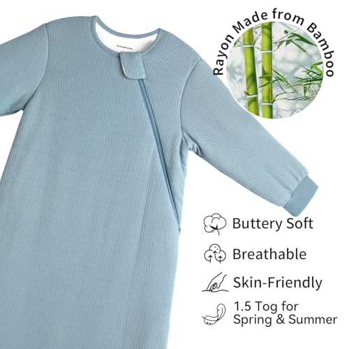 Image of BubblePanda Rayon Made from Bamboo Sleep Sack 6-12 Months 1.5 Tog Baby