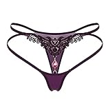 Unterwäsche Ice Low Tanga Taille Hosen Spaß Unterhose breit transparent sexy Schritt hohl Frauen T Billige Dessous