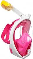 Máscara de Mergulho Snorkel Full Face Antiembaçante Silicone Óculos de Mergulho Adulto Infantil