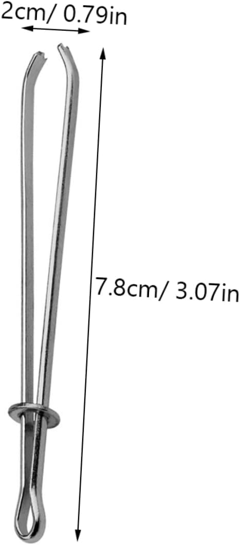 6 Pcs Easy Pull Threader and Drawstring Threader Pinch Type Needles Set for Elastic Threading Wool Yarn