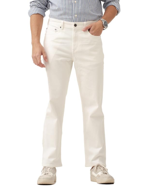 Image of The Pant Project Relaxed Fit Stretchable Jeans for Men | Mens Stylish Denim Cotton Pants